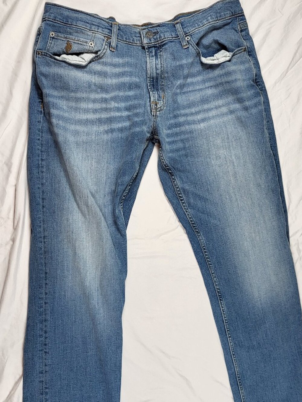 US Polo Assn Jeans Men's 36x32 Blue Denim Y2K Preppy Logo